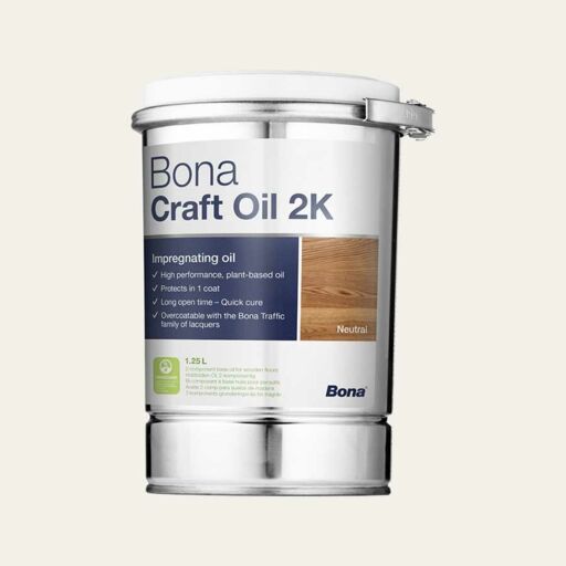 Bona Craft Oil, 2K, Frost, 1.25 L