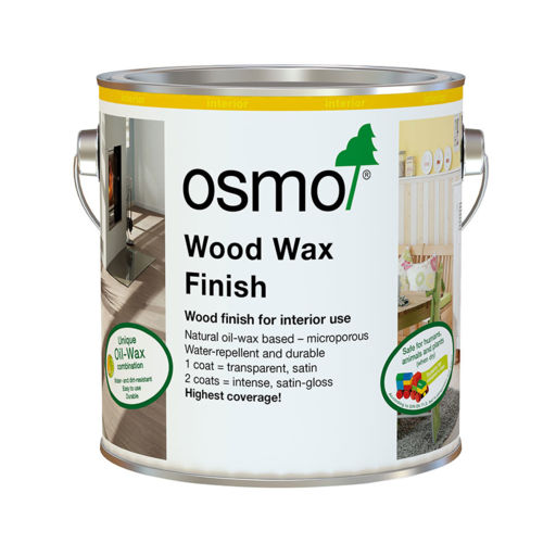 Osmo Wood Wax Finish Transparent, Ebony, 0.75L