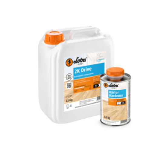 Loba 2K Drive Floor Finish, Extra Matt, 5L