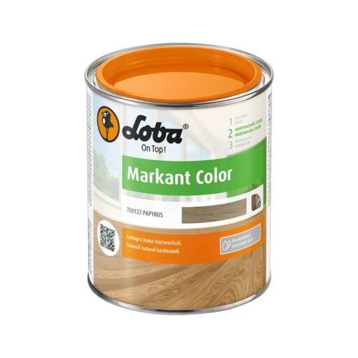 Lobasol Markant Color Hardwax-Oil, Grey, 100ml